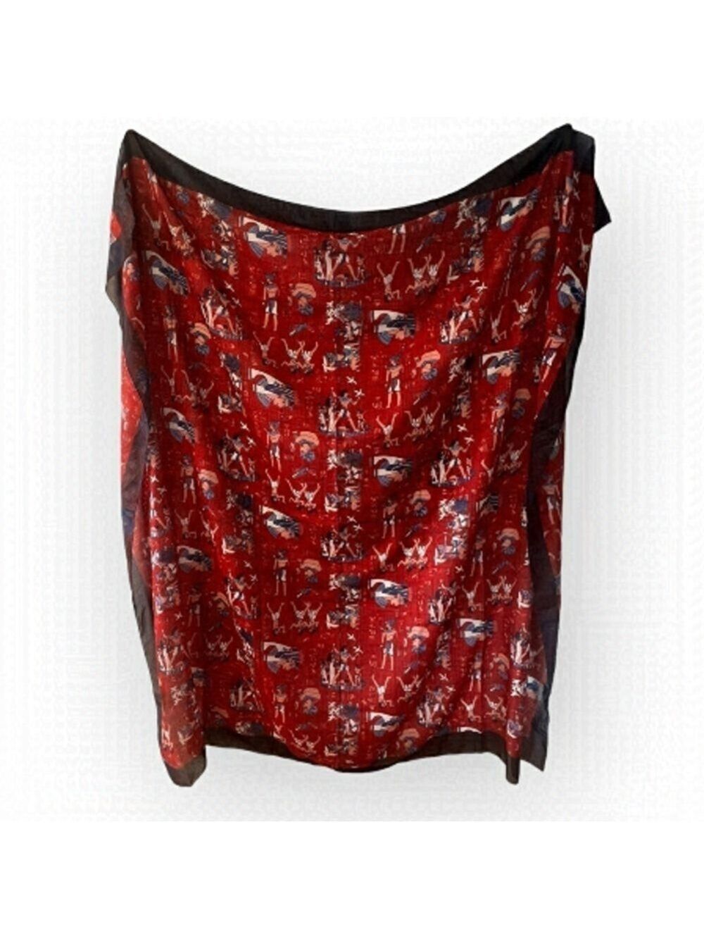 NEW soft red Egyptian scarf